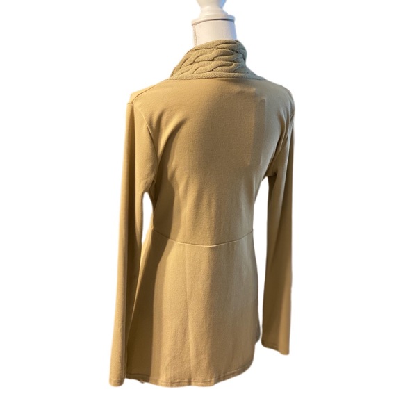 Dressfo Asymmetrical Hem Buckle Front Cardigan - Picture 5 of 9